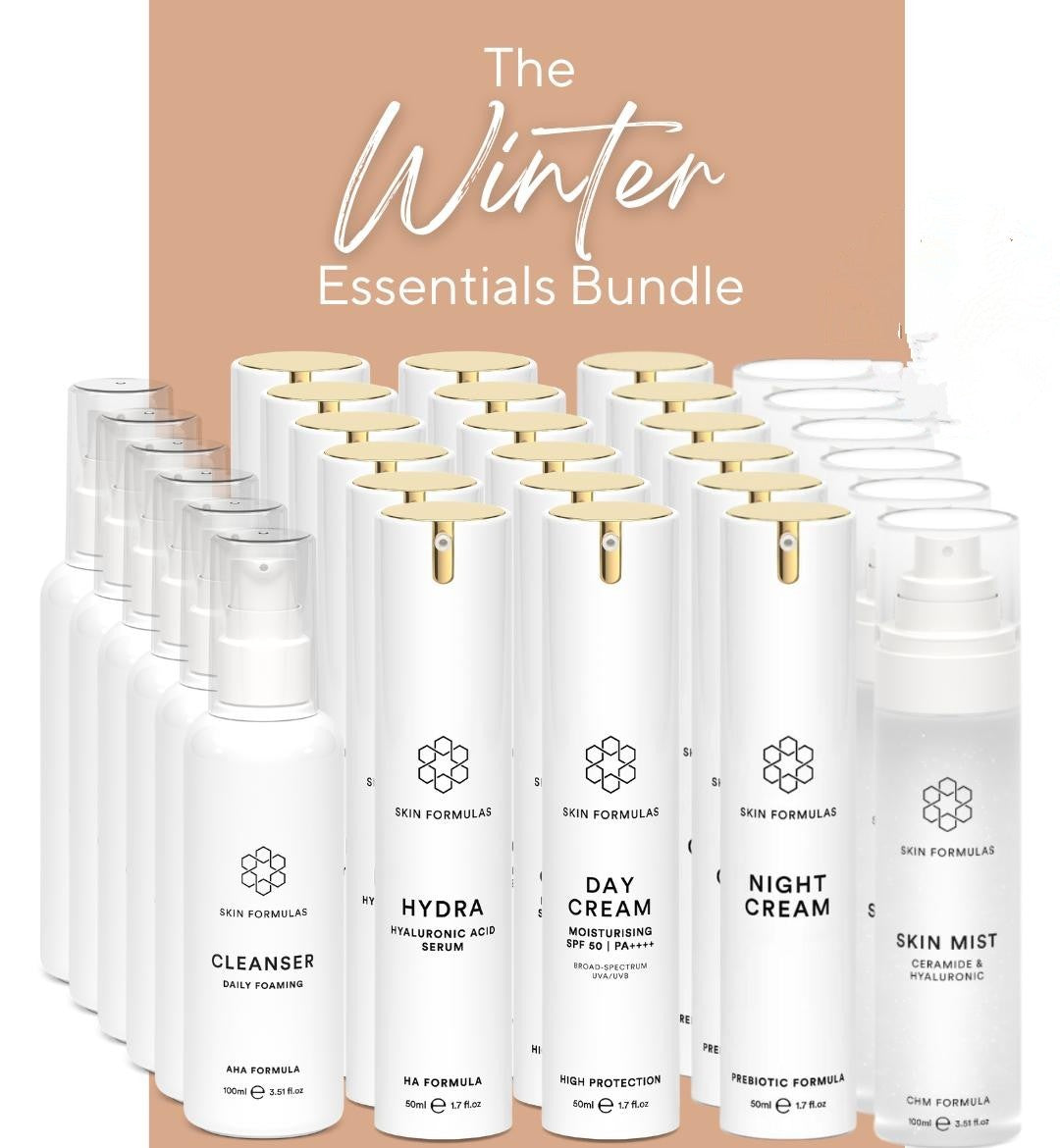 The Winter Essentials Bundle (Free Skin Mist worth £40)